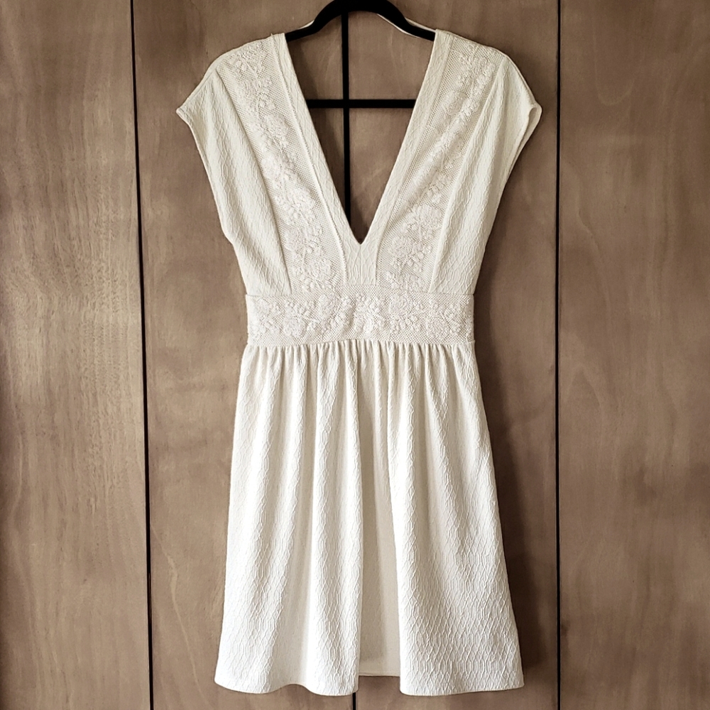 COPY - BNWOT Zara Deep V dress Sz Medium